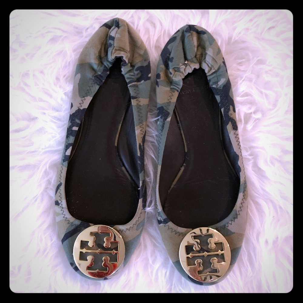 Tory Burch Camo Flats